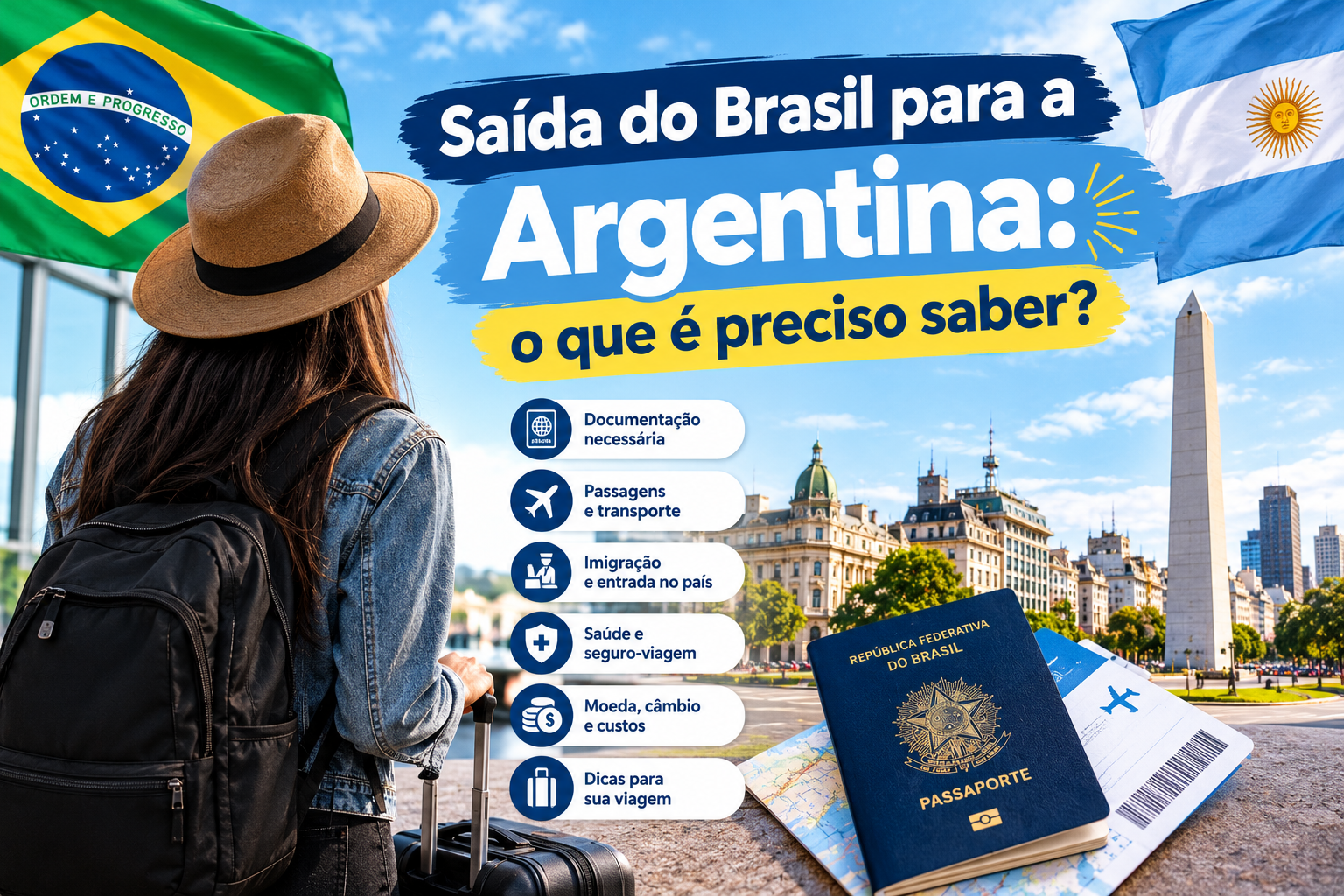 Saída do Brasil para a Argentina: o que é preciso saber?