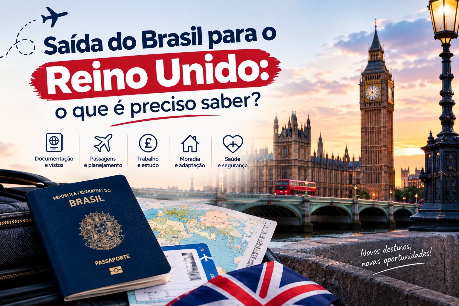 Saída do Brasil para o Reino Unido: o que é preciso saber?