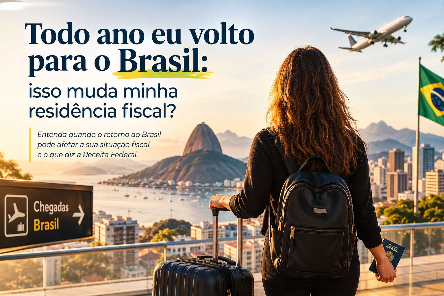 Todo ano eu volto para o Brasil: isso muda minha residência fiscal?